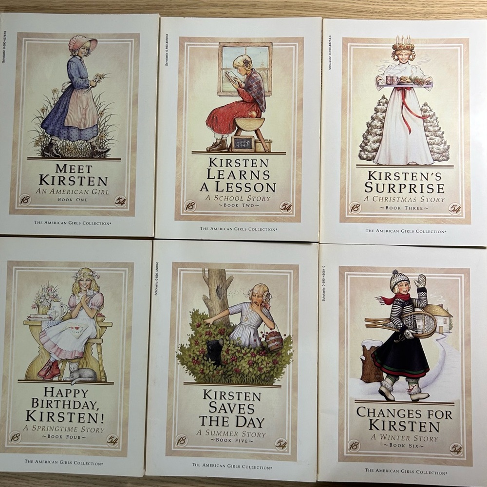 Vintage ‘American Girl Doll First Edition Book Set’ KIRSTEN